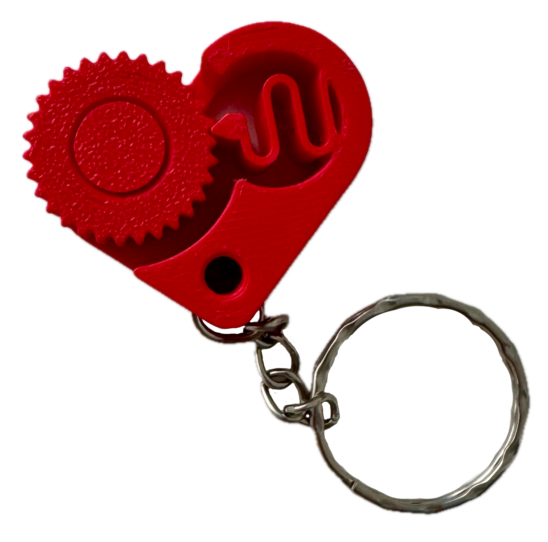 Heart keyring